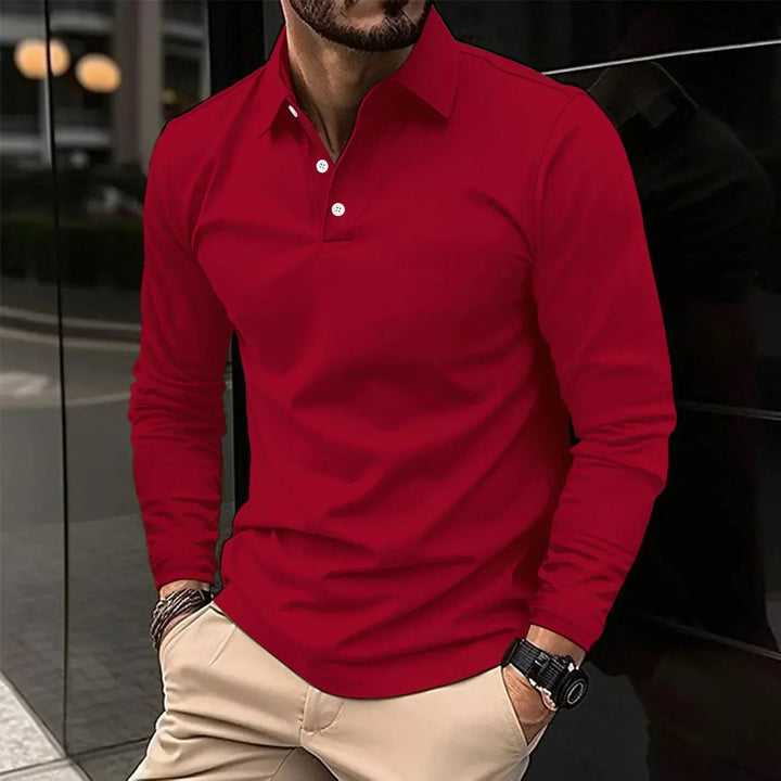 Jason™ - Casual Long-Sleeve Polo