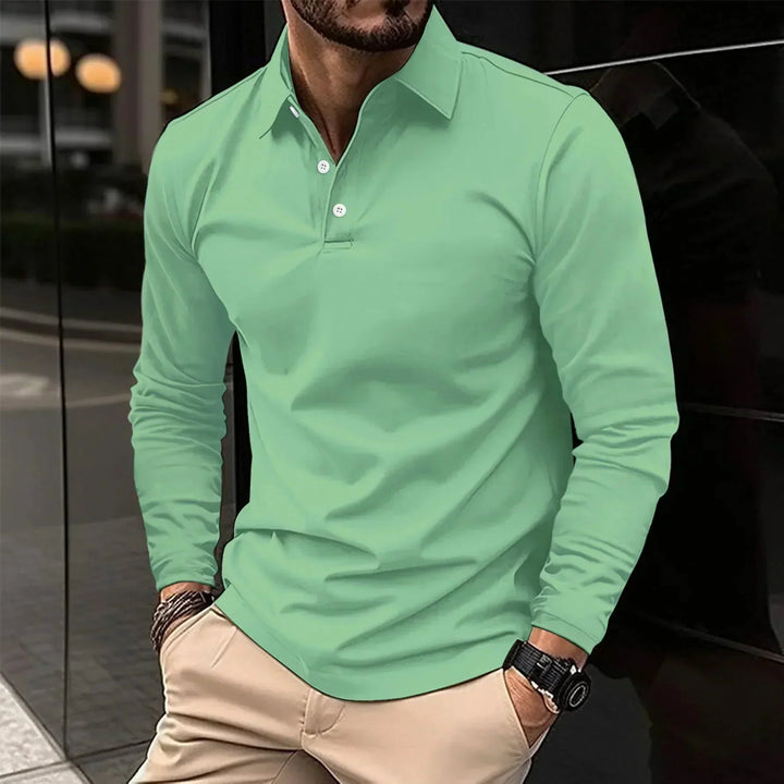 Jason™ - Casual Long-Sleeve Polo