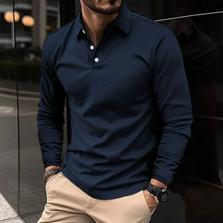 Jason™ - Casual Long-Sleeve Polo