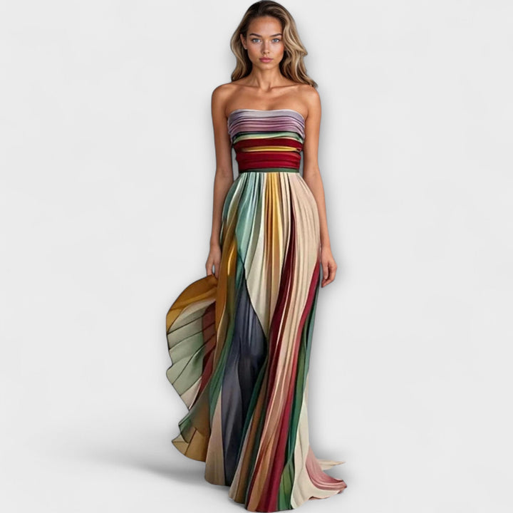 Donnalyn™ - Colourful Sleeveless Dress